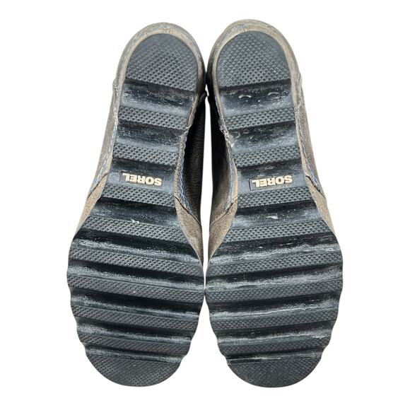 Sorel Women’s Cate The Great Brown Suede Wedge Riding Boot Size US 9 - Picture 9 of 11